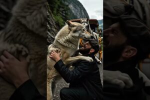 Gray Wolves Save Horse Carriage From Landslide #dog #rescue #animals