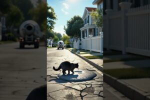 Hero Cat Rescues Baby 😲