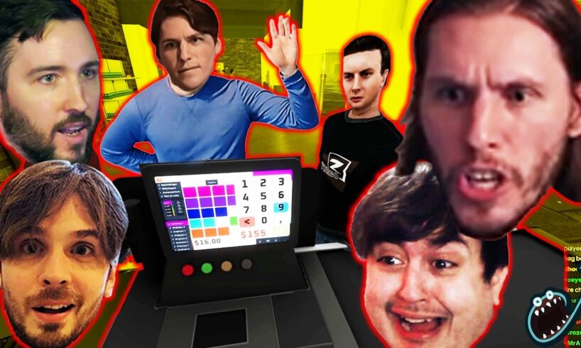 Jerma Plays Supermarket Together w/ @vinesauce @Pokelawls @ster & Instantly Goes Bankrupt