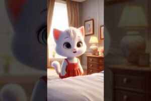 Mother cat buys new clothes for her cute kitten #cat #cutecat #catlover