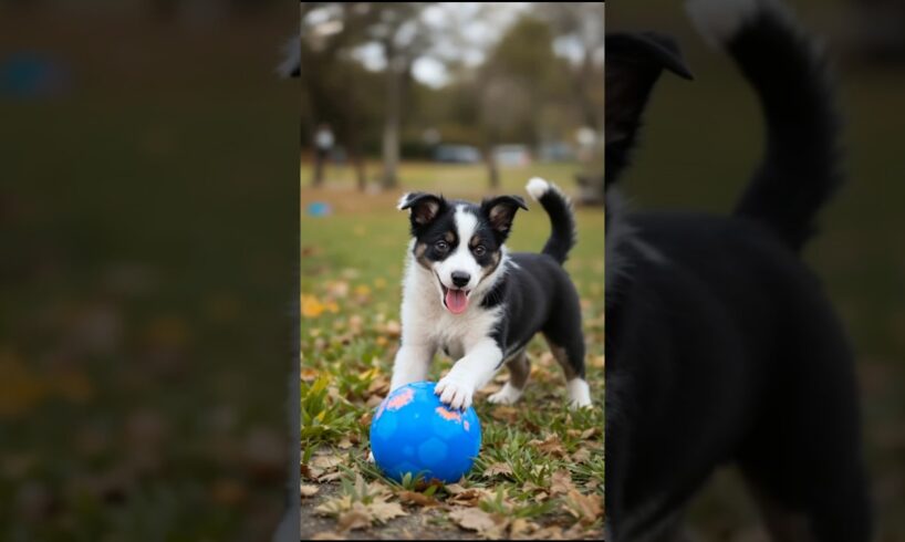 Playing Dog Video 🐕⚽ #puppy #cute #pets #funny #dog #animals #shorts
