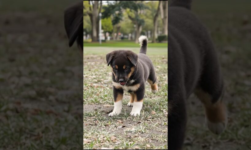 Puppy Barking & Playing 🐶 #puppy #cute #pets #funny #dog #animals #shorts