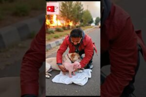 Rare Pink Dog Found Injured 😢 | Rescue & Medical Care #animals #animalrescue #rescueefforts #dog