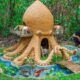 Rescue Cats Build Cat House Octopus and Fish Pond For Crayfish