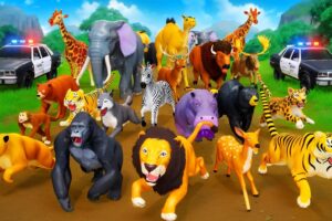 The Great Escape: All Animals on the Run: Outsmarting the Law in a Thrilling Chase Adventure!