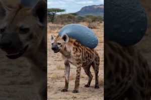 The Unlikeliest Rescue: A Baby Elephant and a Hyena in Need #animalrescue #savannahrescue #hyena