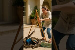 The brave lady saved the peacock. #rescue #animals #rescueefforts #funny#wildlife