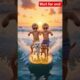 Twin Babies Surfing with Cute Puppies at Sunset | Epic Beach Adventure!