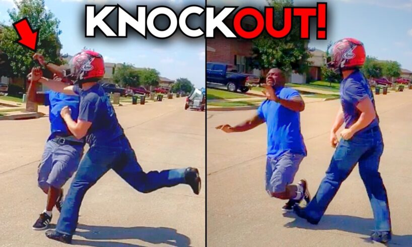 WHEN BIKERS FIGHT BACK | Crazy Motorcycle Moments 2025