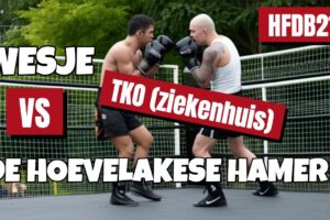 Wesje VS DE Hoevelakense Hamer - (ZIEKENHUIS) Kickboxing Hood Fight