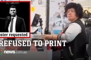 Woman fired after refusing to print Charlie Kirk vigil poster