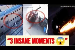 3 Shocking Moments Caught on Camera: Near Death, Crazy Chase & Train Stunt!