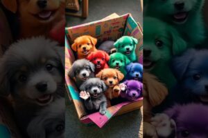 A box of cute puppies #super healing cute little dog #very cute little dog #cute #cutedog