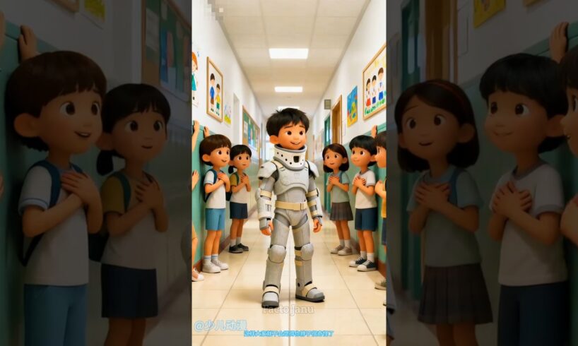 A disabled duckling helps his cat friend 🐥 #cuteanimals #animalrescue pt75 😂😅