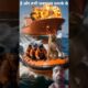 Animal Warning to People, Monkey Saves Ship Crew #monkey #rescue #animals #shorts AI..#ai