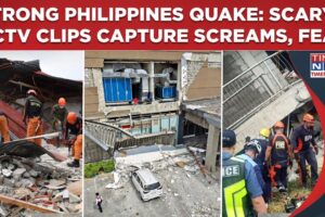 Another Strong Philippines Earthquake After 7.6 Scare| Cebu CCTV Visuals Capture Loud Screams, Fear