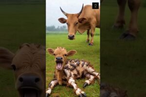 Baby Calf covered in dozens of Scorpions, saved by Rescue team! #humanity #animals #cow #cowvideos