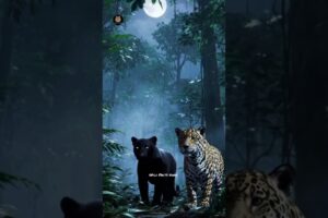 Black Panther vs Jaguar – किसकी ताकत ज़्यादा है? | Dangerous Animal Fight #AnimalFight #shorts