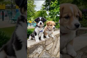 Cute Puppies Playing Around #puppy #cute #pets #funny #dog #viral #shorts