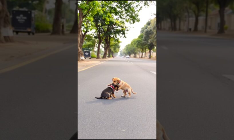 Cute Puppies Playing Funny Video #puppy #cute #dog #pets #funny #viral #shorts