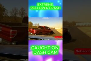 EXTREME ROLLOVER CRASH CAUGHT ON DASH CAM #lawenforcement #bodycam #policechase