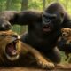 Epic Battle: Kong Saves Puppy From the Lion King 🦍🦁🐶 | Kong movie | Bigfoot movie