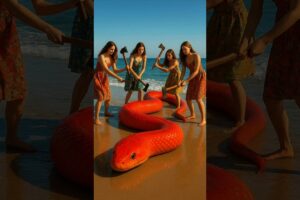 Extraordinary fish rescue!🐍🐬 #animals #funny #shorts