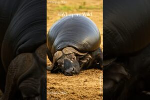 Giant Slug Removal Wildlife Heroes Save Buffalo in Amazing Rescue #wildliferescue #animalrescue