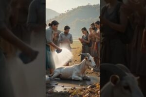 Goat’s life saved by a grandfather’s call a heart touching rescue video #shorts #viralshorts #goat