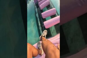 I love the ninja challenge on the water!#sports #stunt #extremesports #pov #parkour #parkourpov