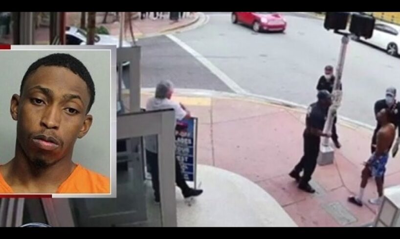 Man fights with fire rescue after he's found unconscious on street in Miami Beach