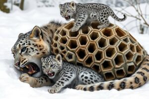 Miracle Rescue! 🐾❤️ Leopard Cub's Brave Effort Saves Mom | Animal rescue group| Animal Angels