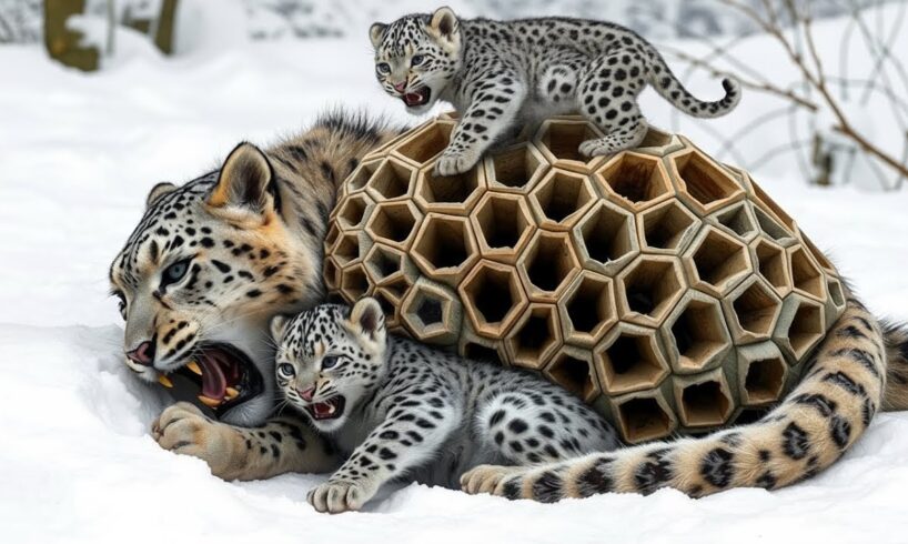 Miracle Rescue! 🐾❤️ Leopard Cub's Brave Effort Saves Mom | Animal rescue group| Animal Angels