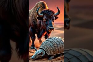 Most Dangerous Animal Fights | Bat, Bison, Aye-Aye & Andrewsarchus Victorious 🩸🔥#shorts #viralvideo