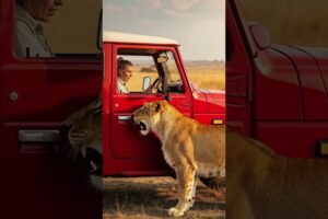 Mother Lion Saves It's Cub With Help Of Ranger! #animals   #rescue #wildanimals #wildlife