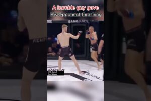 Never mess with a humble fighter—you’ll have to face the consequences #boxing #ufc #fight