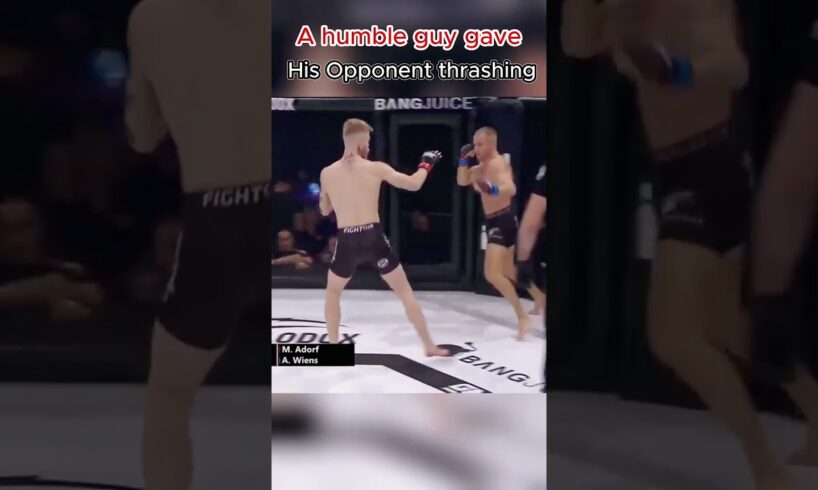 Never mess with a humble fighter—you’ll have to face the consequences #boxing #ufc #fight
