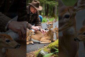 Old Man Saves Deer From Hunters And Nurse It Back To Health! #rescue #animals #Wildlife