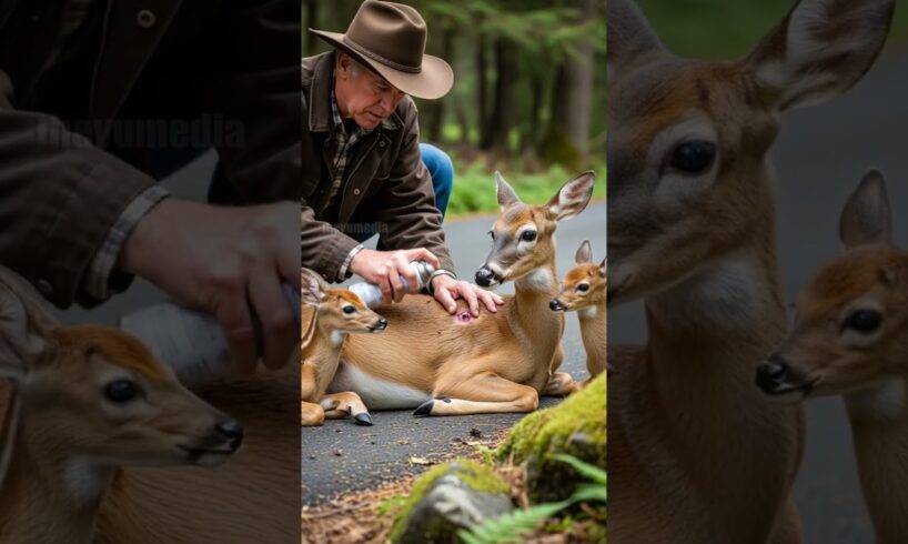 Old Man Saves Deer From Hunters And Nurse It Back To Health! #rescue #animals #Wildlife
