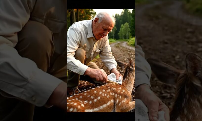 Old man rescues his son #animalneighbors #wildlife #wildliferescue #animals #rescue #rescueanimals