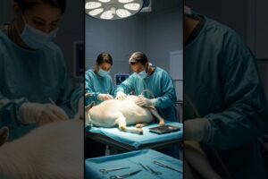 Pregnant Goat Cried for Help — Miracle Twin Birth ❤️🐐 #humanity #treatment #goat #animals #rescue