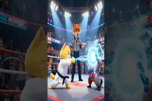 Raccoon vs Chubby Yellow Cat 🥋🐾 | The Funniest Animal Fight Tournament Ever!