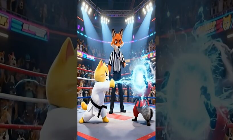 Raccoon vs Chubby Yellow Cat 🥋🐾 | The Funniest Animal Fight Tournament Ever!