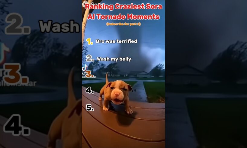Ranking Funniest Sora AI Tornado Moments 🌪 #shorts #ranking #sora2