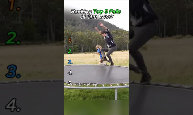 Ranking Top 5 Fails Of The Week😂💥  You Won’t Believe #3! #Shorts
