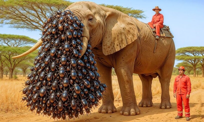 Rescue Story: Rescue Team Saves Elephant From Swarm of Bees