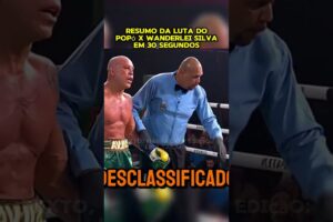 Resumo da luta do popó x Wanderlei Silva em 30 segundos: #popo #wanderleisilva #boxing