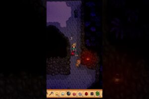 THE LOWER LEVELS OF THE CAVES IN STARDEW VALLEY ARE SUPER DANGEROUS!!! #stardewvalley #caving #ep1