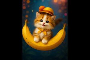 These Super Cute Animals Playing with Bananas! 🐰🤣 minianimals #shorts #cuteanimals