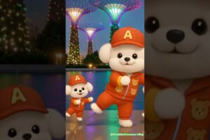 "Three cute puppies ka Jabardast dance Singapore ke Gardens by the Bay!" 🐶💃 #shorts #petdance